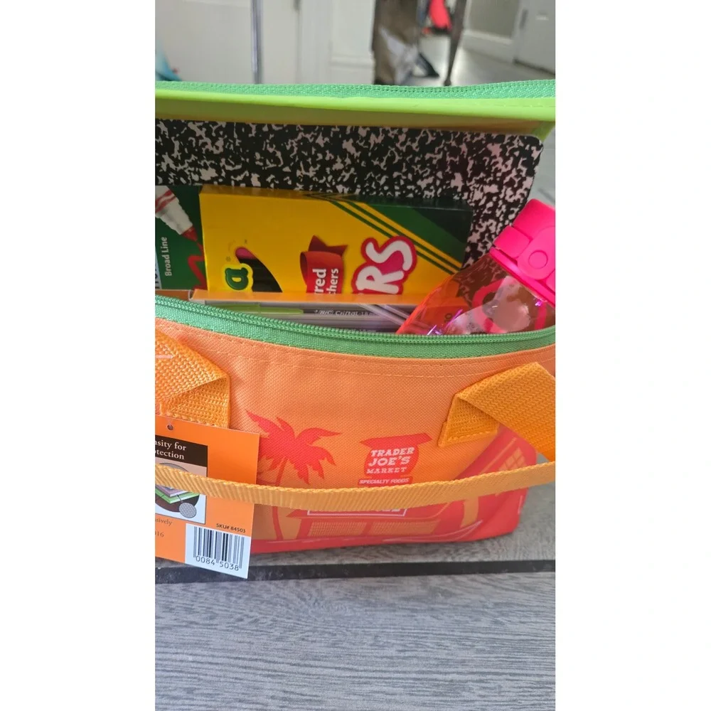 Trader Joes Insulated Mini Tote School Supply Bundle Mystery Dumpling